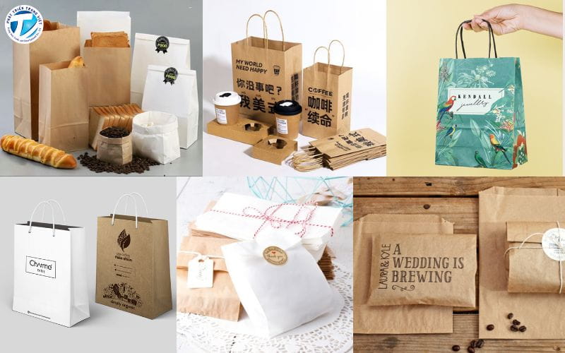 Ứng dụng đa dạng của túi giấy kraft 